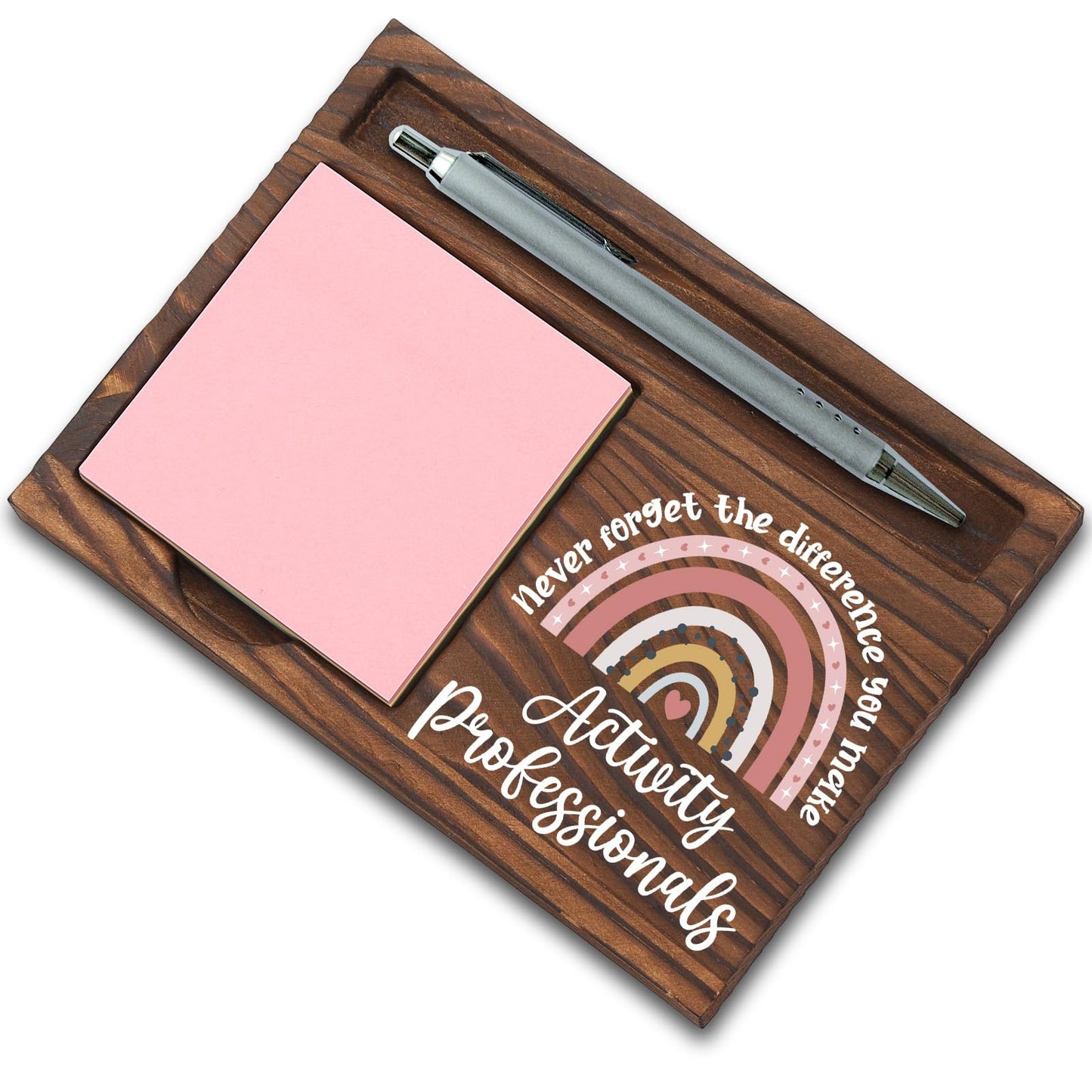 Activity Professionals Gifts, Thank You Appreciation Gifts for Activity Professionals Week Graduation Birthday Christmas Office Desk Self-Stick Note Pad Holders SBB46