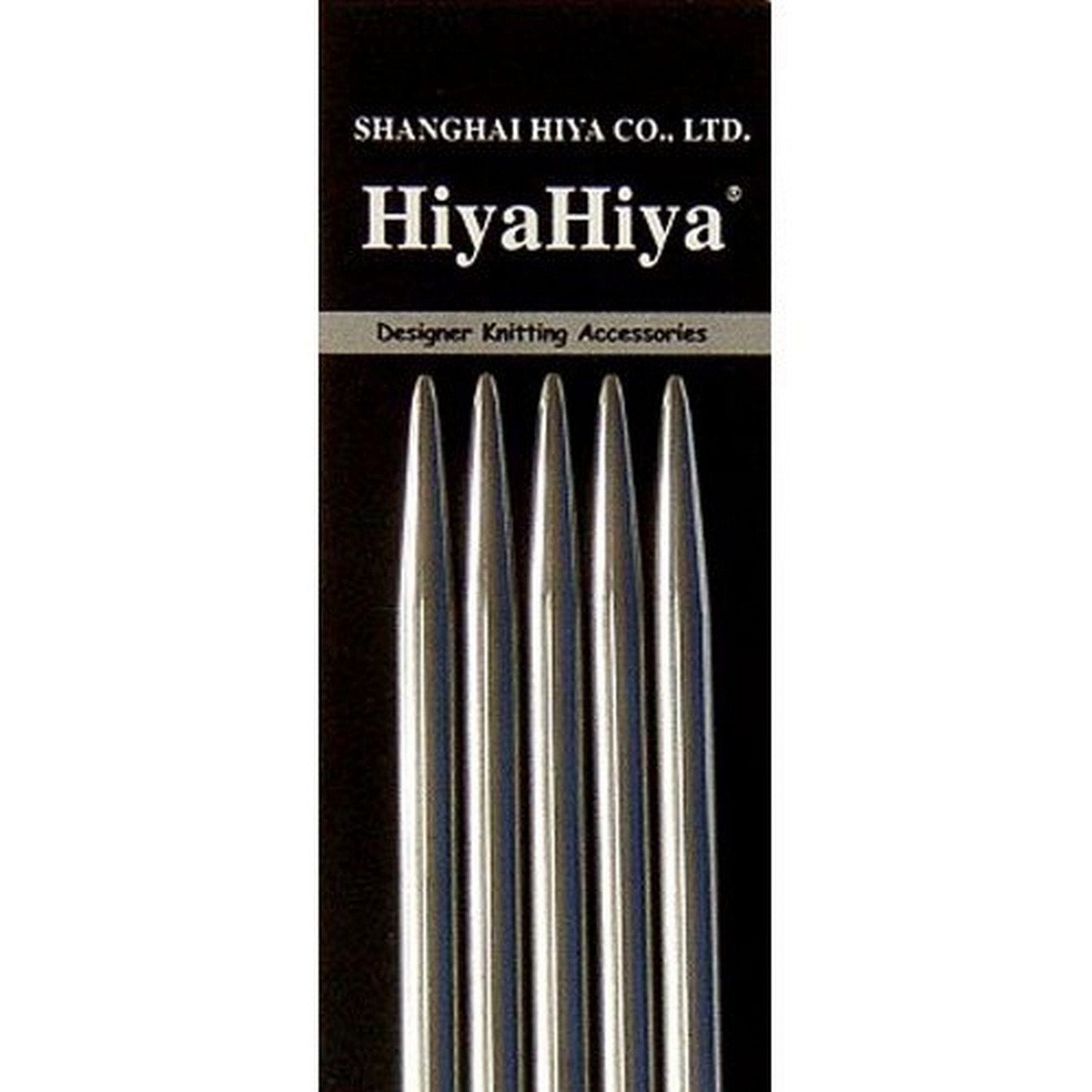 HiyaHiya Double Point 4 inch (10cm) Steel Knitting Needles (Set of 5) Size US 1 (2.25mm) HISTDP4-1