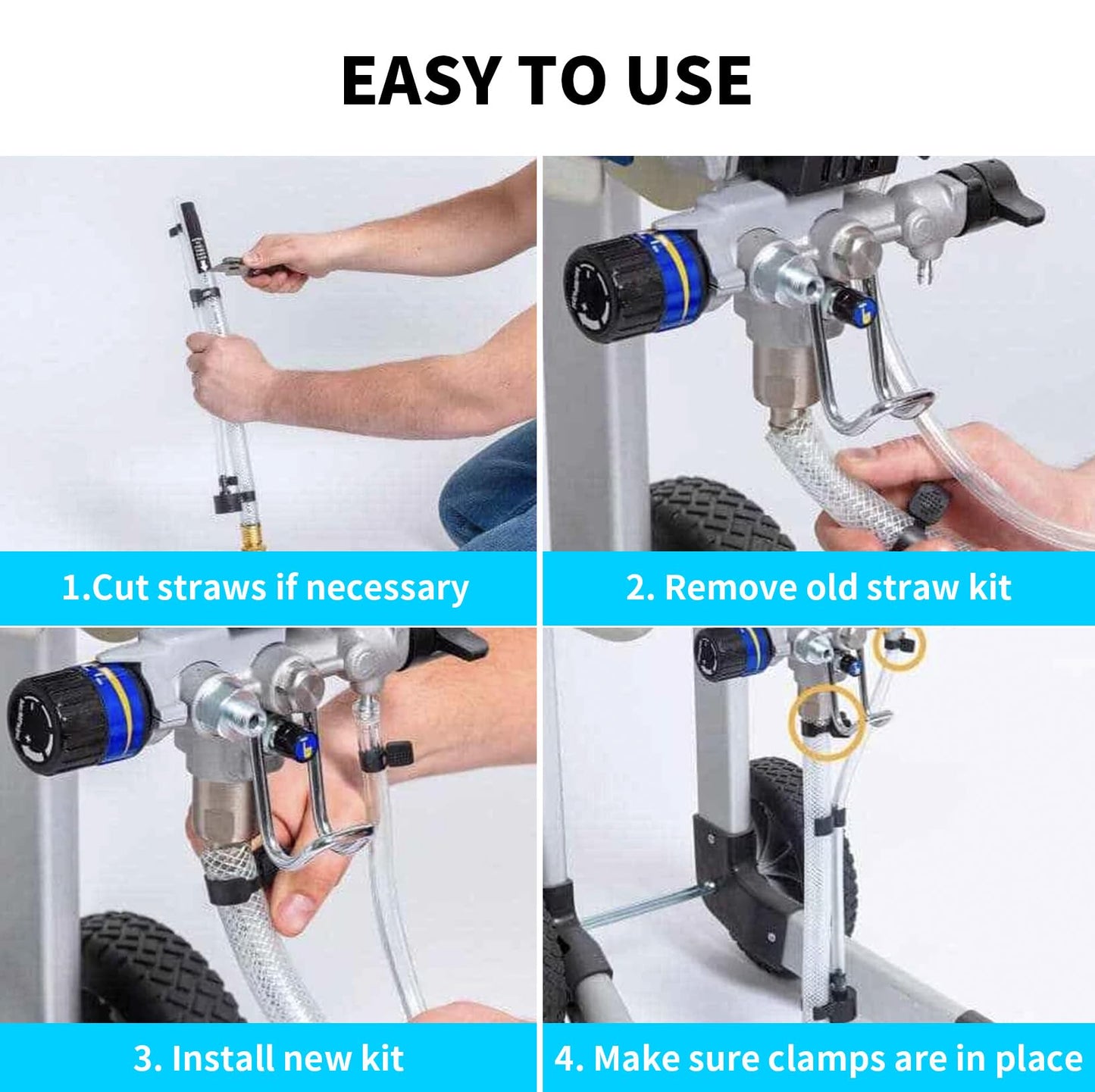 Suction Tube Kit Suitable for Graco Magnum Stand Model Paint Sprayer