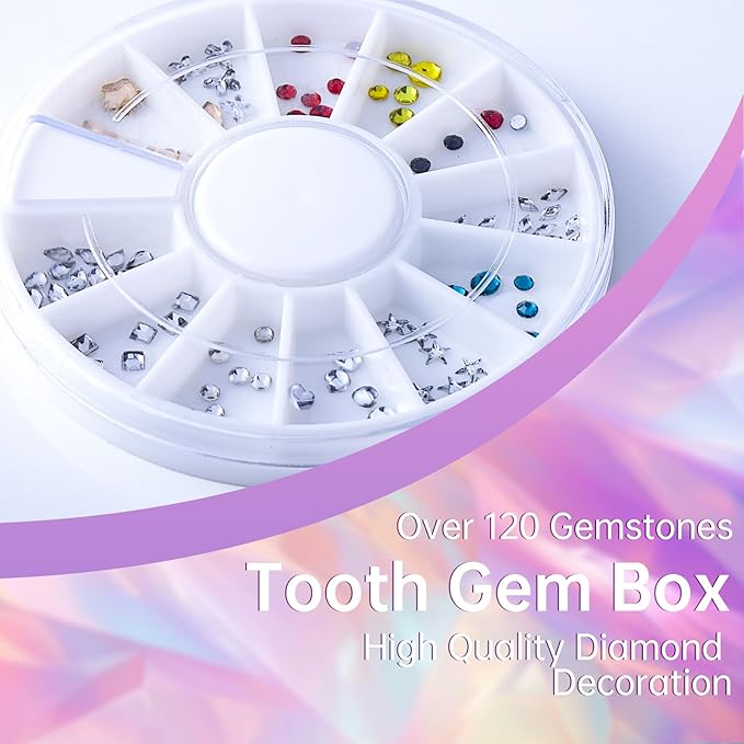 DR.Seya Tooth Gems Kit for Teeth, Tooth Gem Kit Jewelry for Women | 2025 New Professional | Safe & Easy Application | Long Lasting Sparkle