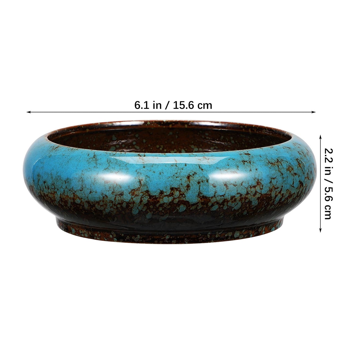 Toddmomy 2pcs Cute Flower Pot with Drainage Ceramic Succulent Planter Bowl Indoor Plant Pot Planter