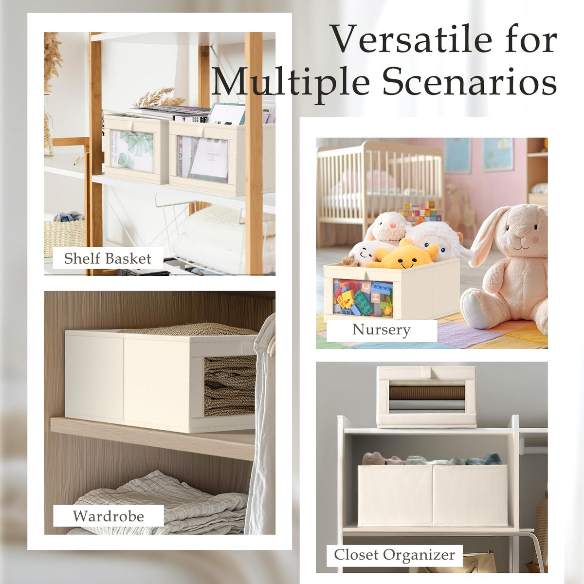 Closet Organizers and Storage (4 Count)