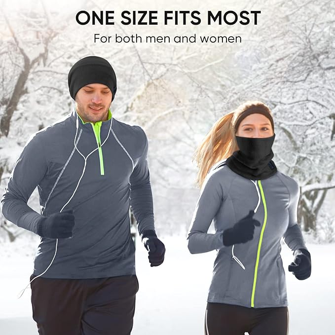TICONN Neck Gaiter Face Cover Scarf, Breathable Sun & Wind-proof for Skiing Fishing Hiking Cycling