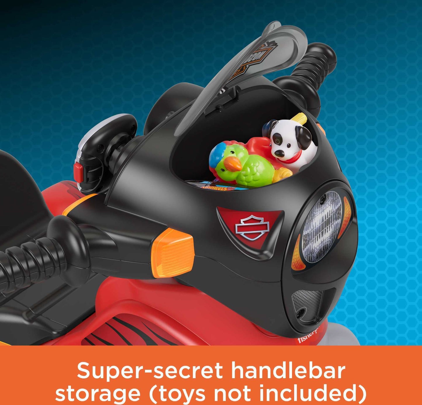 Fisher-Price Harley Davidson Toddler Tricycle Ride-On Preschool Toy, Lights & Sounds Trike with Adjustable Seat (Amazon Exclusive)