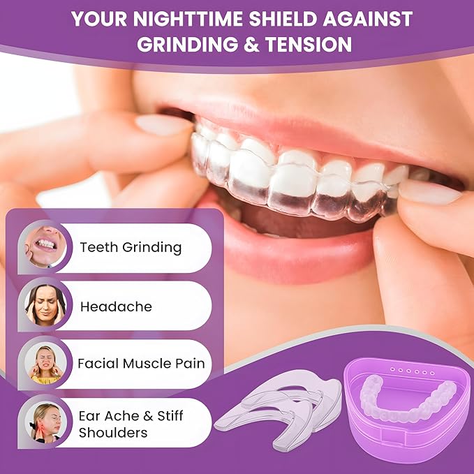 Grinding Mouthguard, Designed for Light Sleeper, Ultra Soft & Well-Fitting—All Without The Bulk