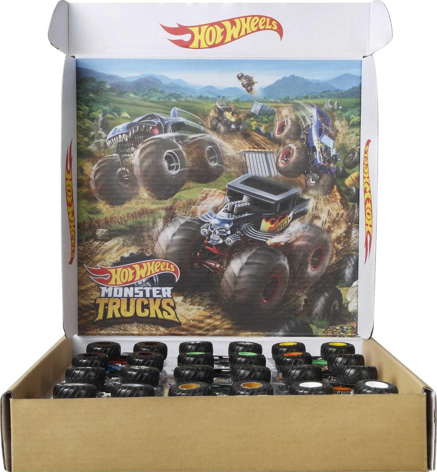 Hot Wheels Monster Trucks 1:64 Scale Die-Cast Ultimate Chaos 12 Pack Toy Vehicles for Kids Ages 3 years and older (Amazon Exclusive)