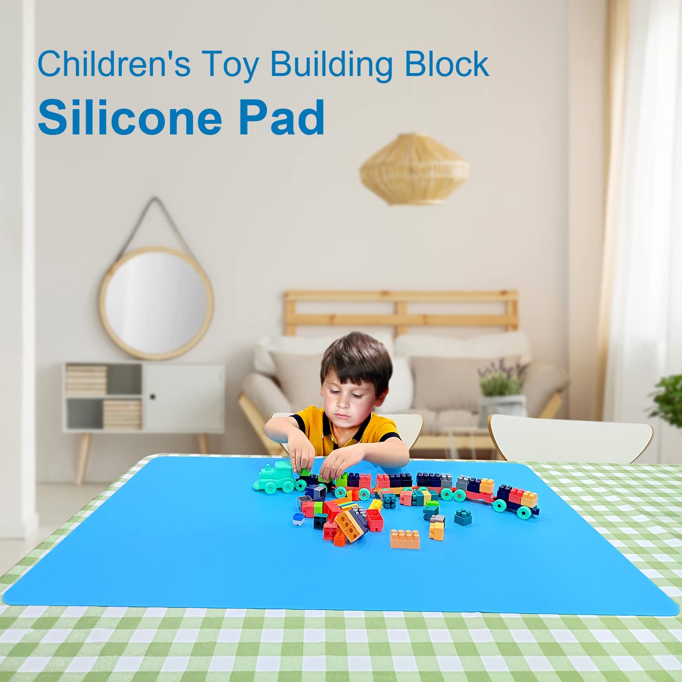 36" x 24" Extra Large Silicone Mat for Epoxy Resin, non-slip, heat-resistant, demolding, etc. (Black)