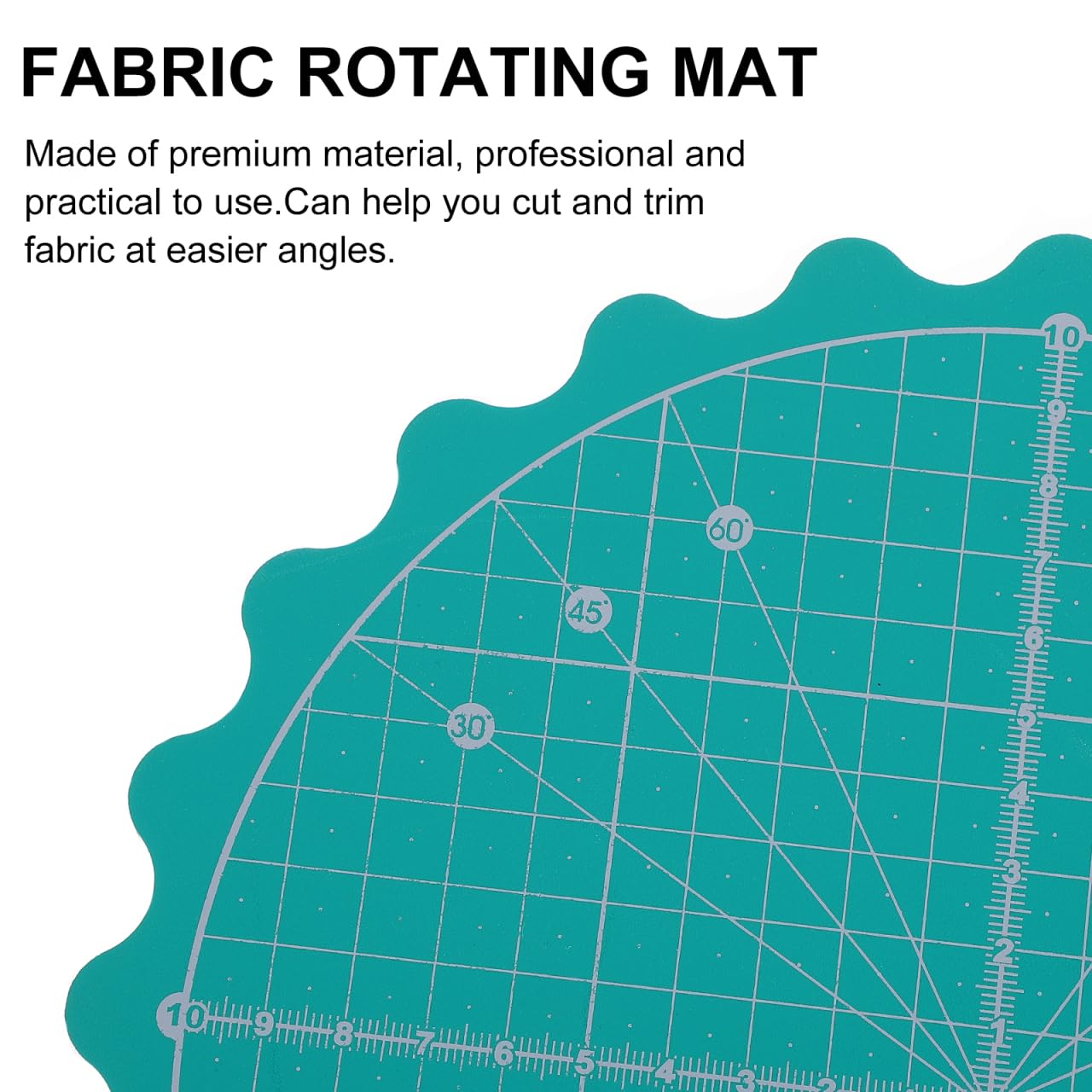 IMIKEYA Rotating Cutting Mat for Quilting - Self-Healing Rotary Mat Ideal for Sewing and Craft Projects Durable and Lightweight Design for DIY Lovers