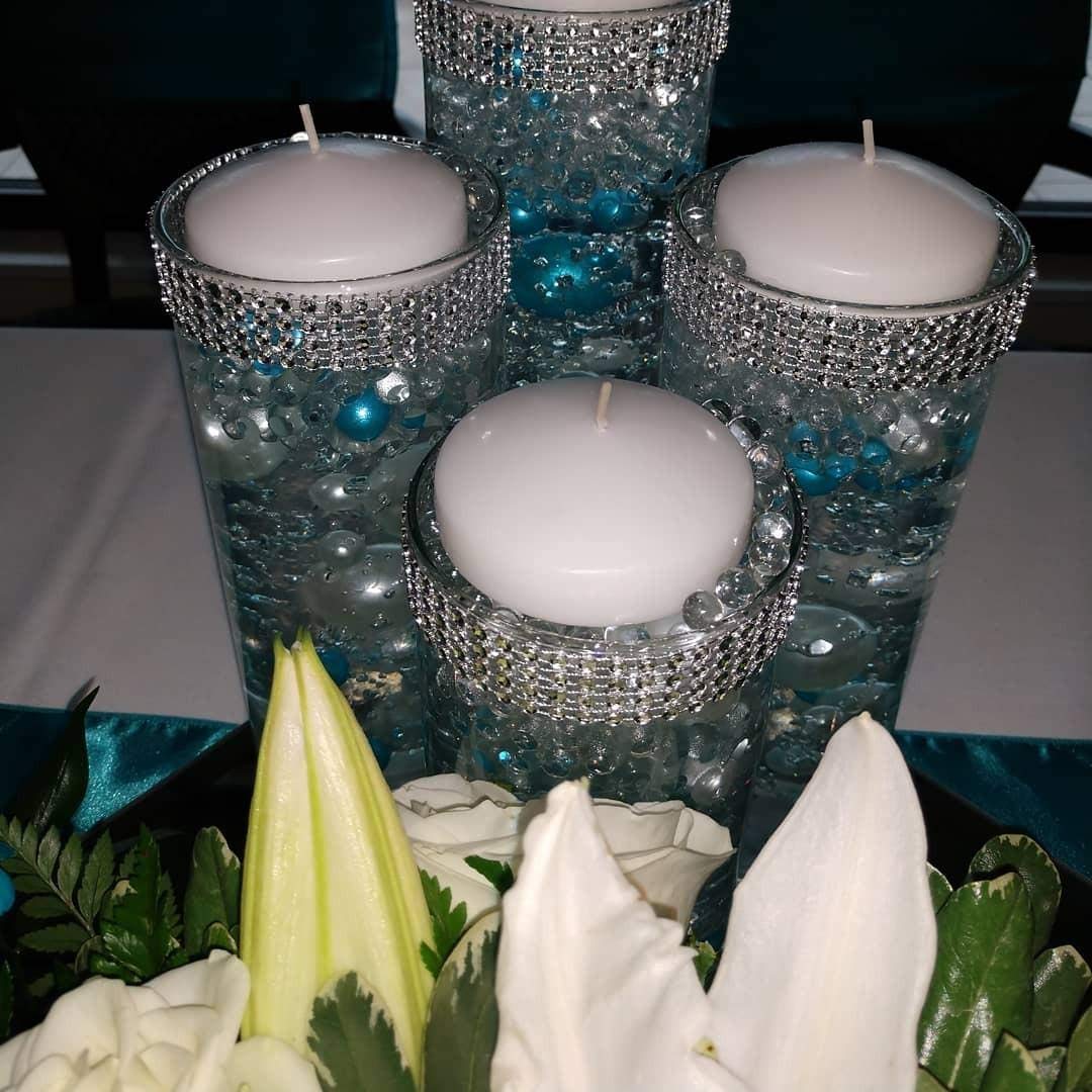 Floral Supply Online - 5" Wide x 8" Tall Cylinder Glass Vase for Weddings, Events, Decorating, Arrangements, Flowers, Office, or Home Decor