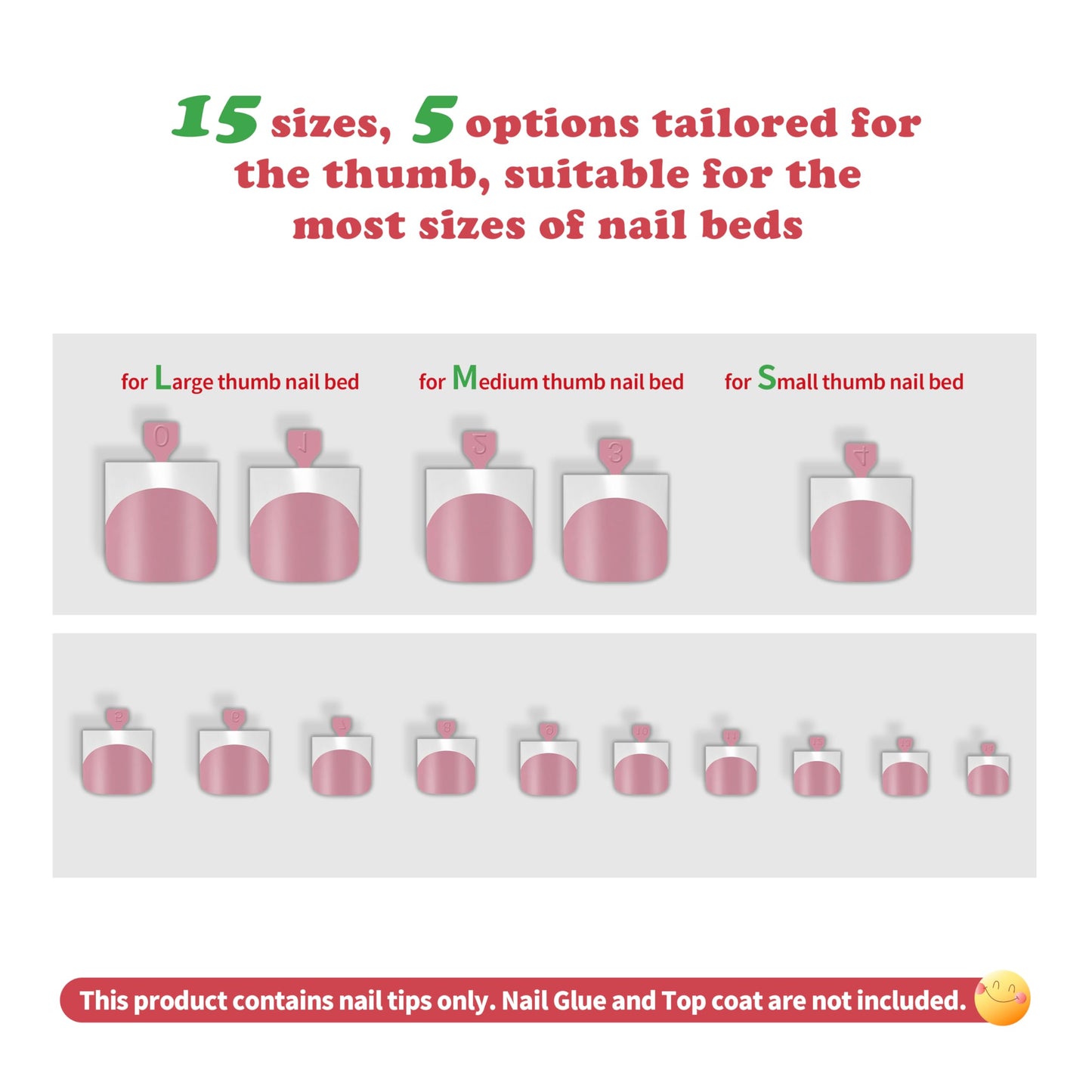 MUTIOVO French Tip Toe Nail Tips Press on, Sharp Square Pre-Designed Soft Gel False Toenail Extension, BERRY PINK Pre-applied Tip Primer & Base Coat, Full Cover Acrylic for DIY x 15 Sizes 240 pcs