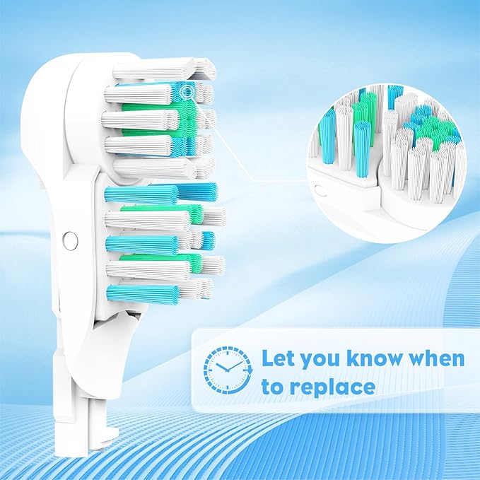 12 Pcs Fit for Oral B Toothbrush Heads Dual Clean Replacements Attachment Spin Brush Head Sensitive Refill Accessories fit for 4732 3733 4734