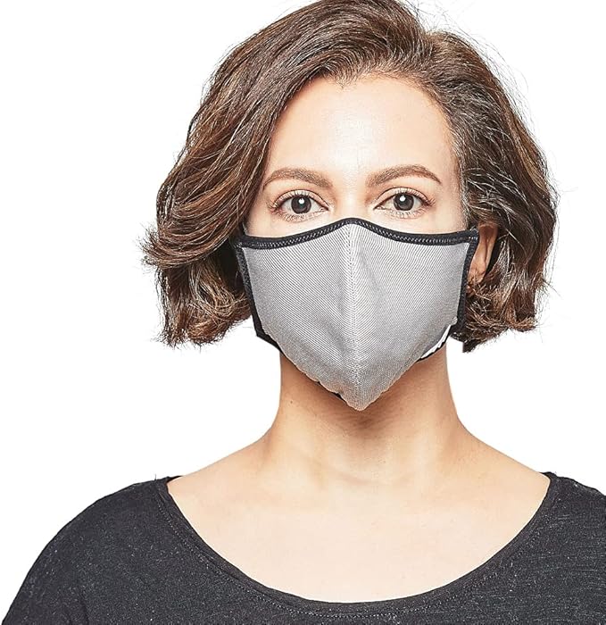 Shero Reusable Copper Infused Face Mask With Nose Wire, Washable, Breathable and Adjustable