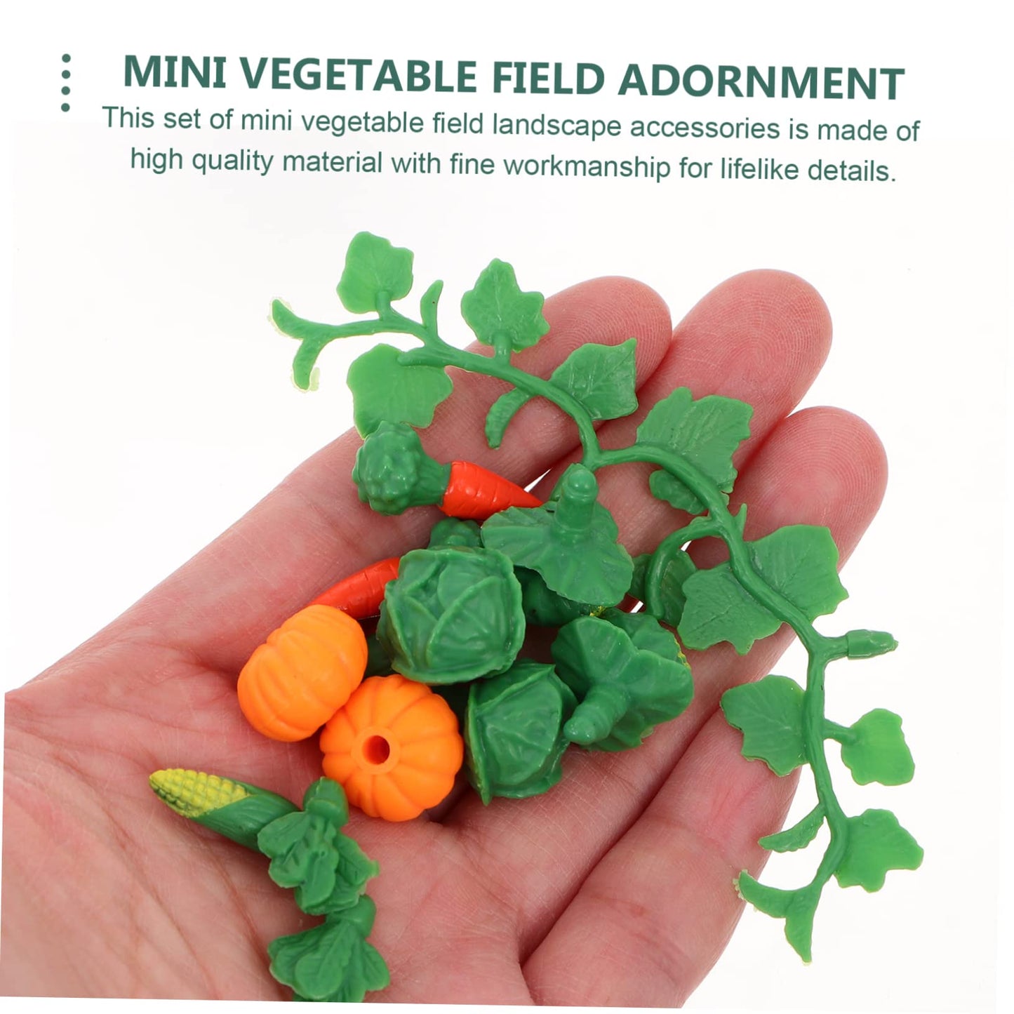 DOITOOL 1 Set Mini Rake Farm Model Kit Miniature Vegetable Figurines Resin Mini Farm Tool Models Micro Landscape Miniature Dollhouse Accessories