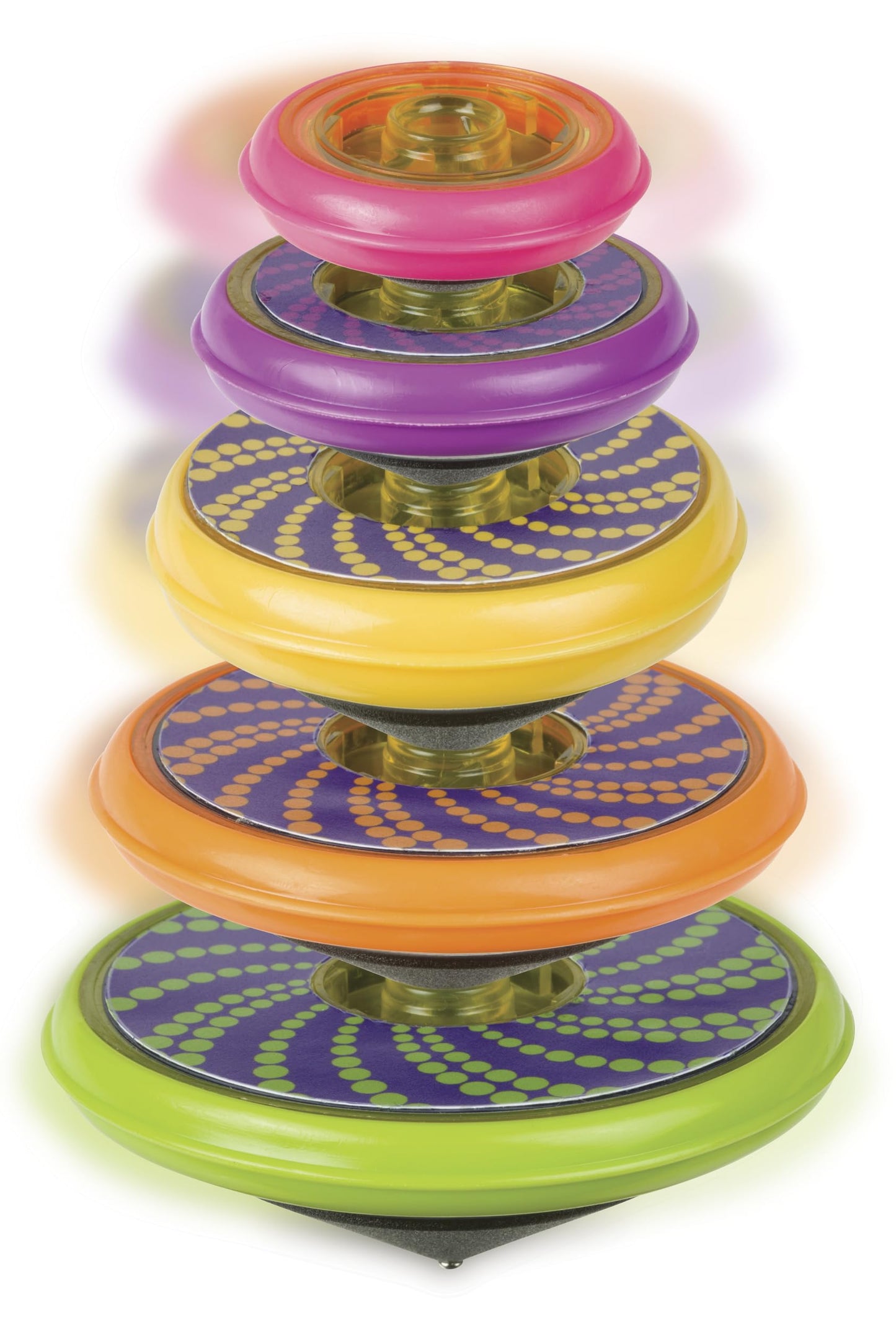 Toysmith Super Stacking Tops Kit, For Boys & Girls Ages 3+