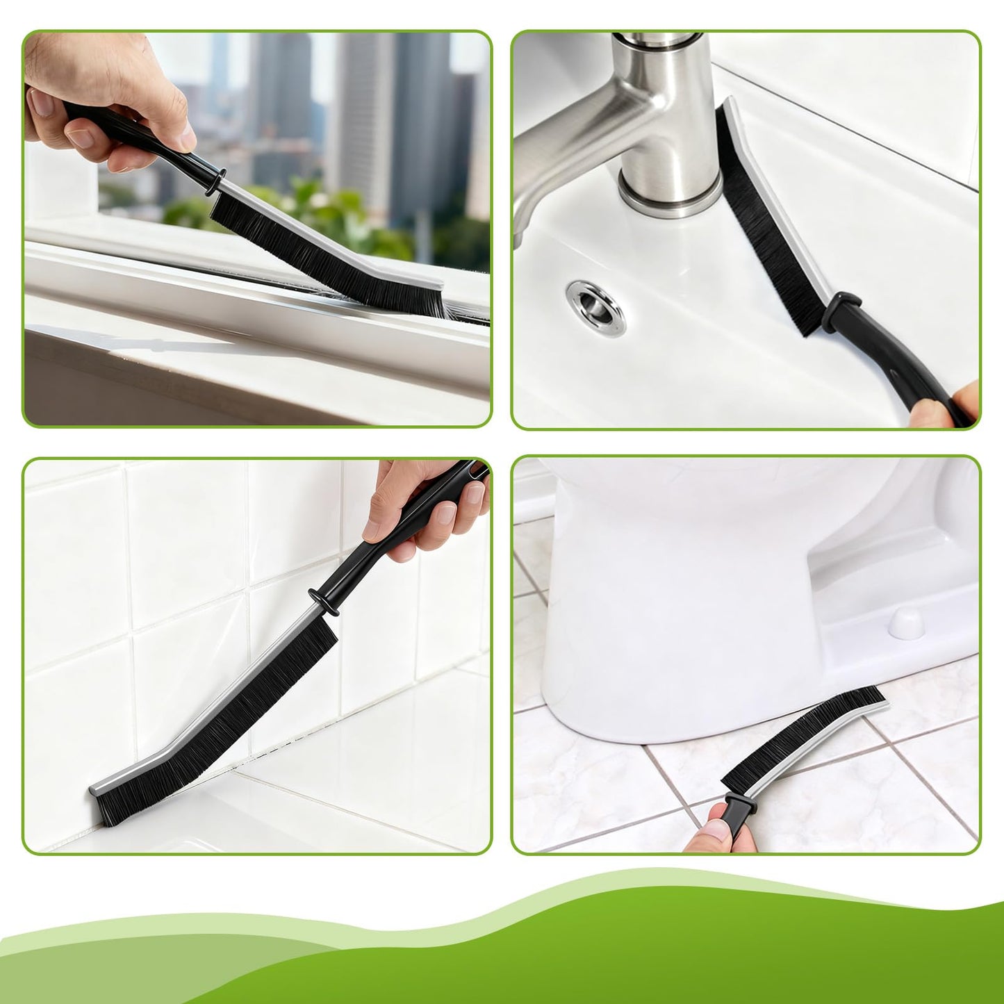 MimAuto 100-inch Duster with Extension Pole, 9-in-1 Cobweb Duster Kit Includes Spider Web Brush & Flat Gap Cleaner for High Ceiling, Fan, Under Appliances, Car, Home Deep Cleaning