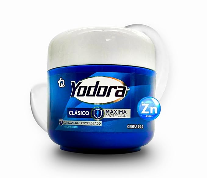 YAHVE- Classic Yodora Deodorant maximum protection. 2.11oz - Desodorante Yodora Maxima Proteccion 60gr - Despensa Colombiana
