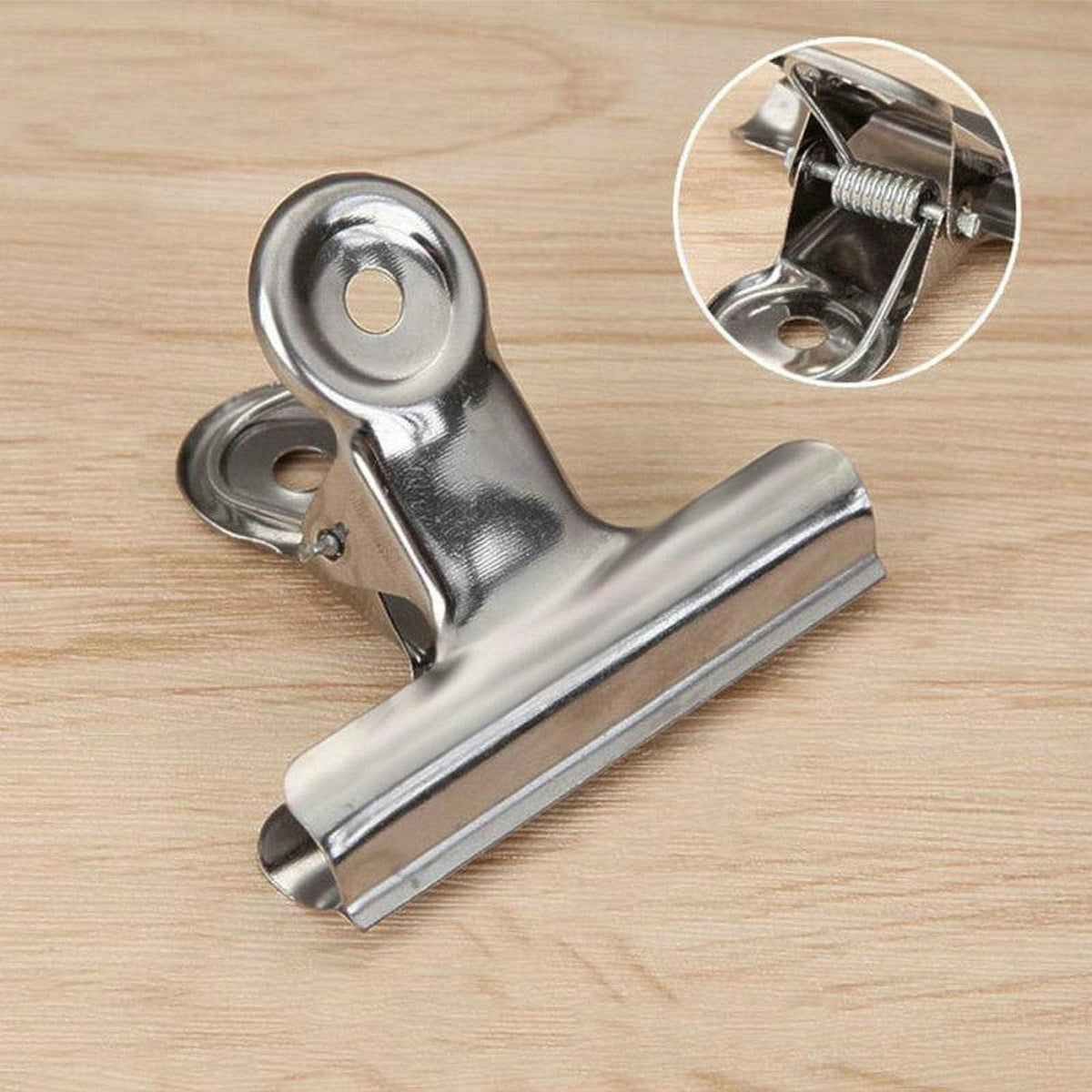 18 Pack Stainless Steel Chip Bag Clips Heavy Duty Food Bags Clamp Clips for Kitchen Office School (18 Count)