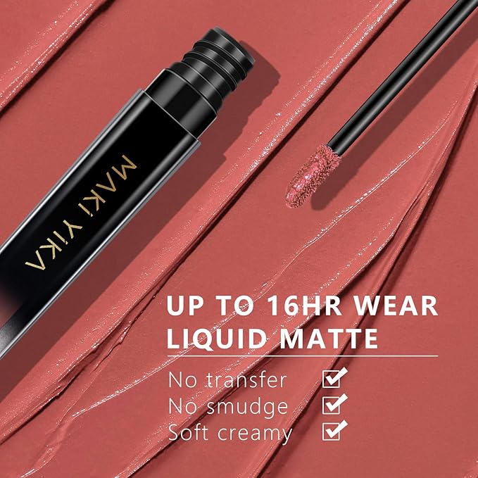 Red Pink Lipstick for Women Color Stay Long Lasting Lipsticks No Smudge Matte Liquid Lipstick Transferproof Cruelty-Free Lip Color |That Girl