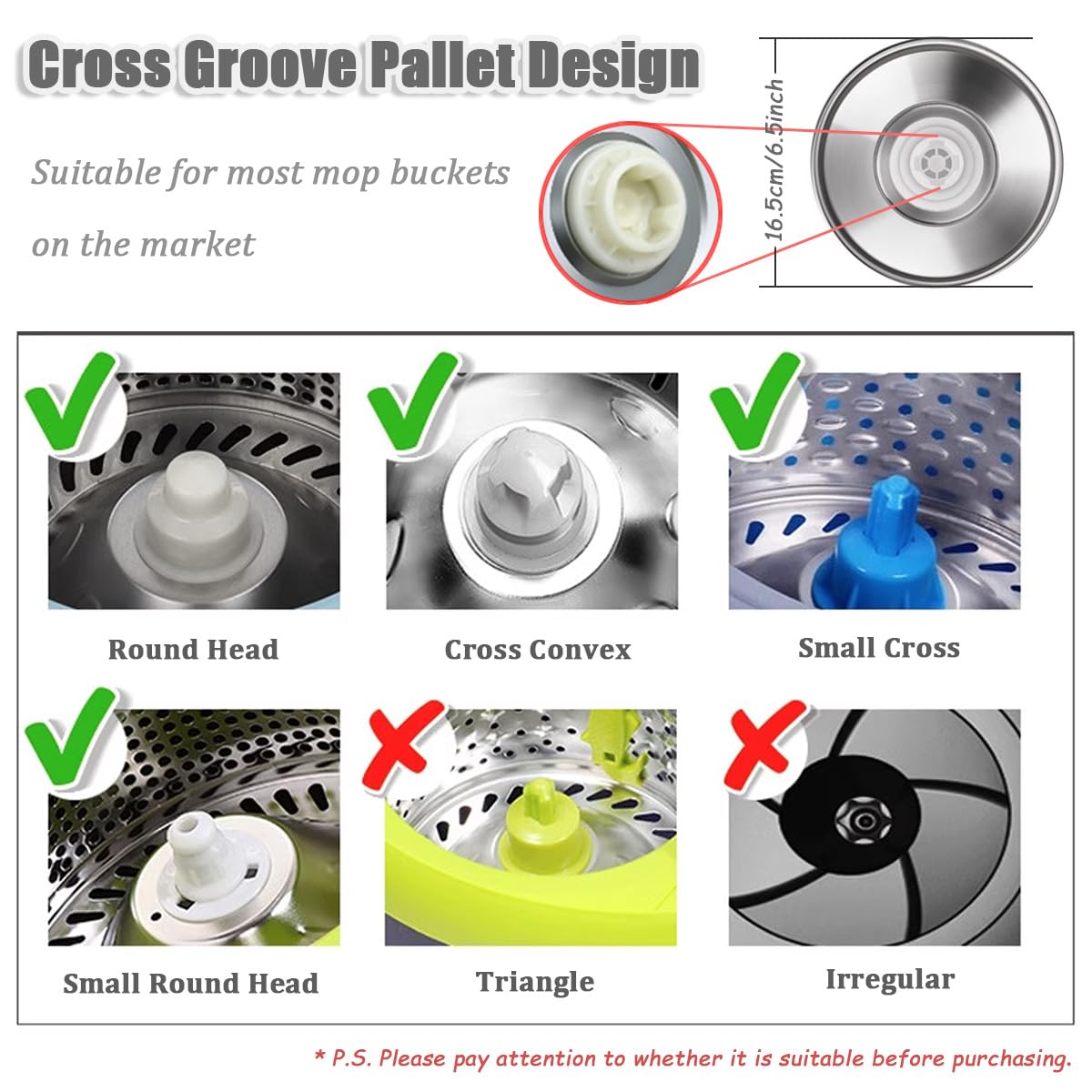 Extended Spin Mop Replacement Handle