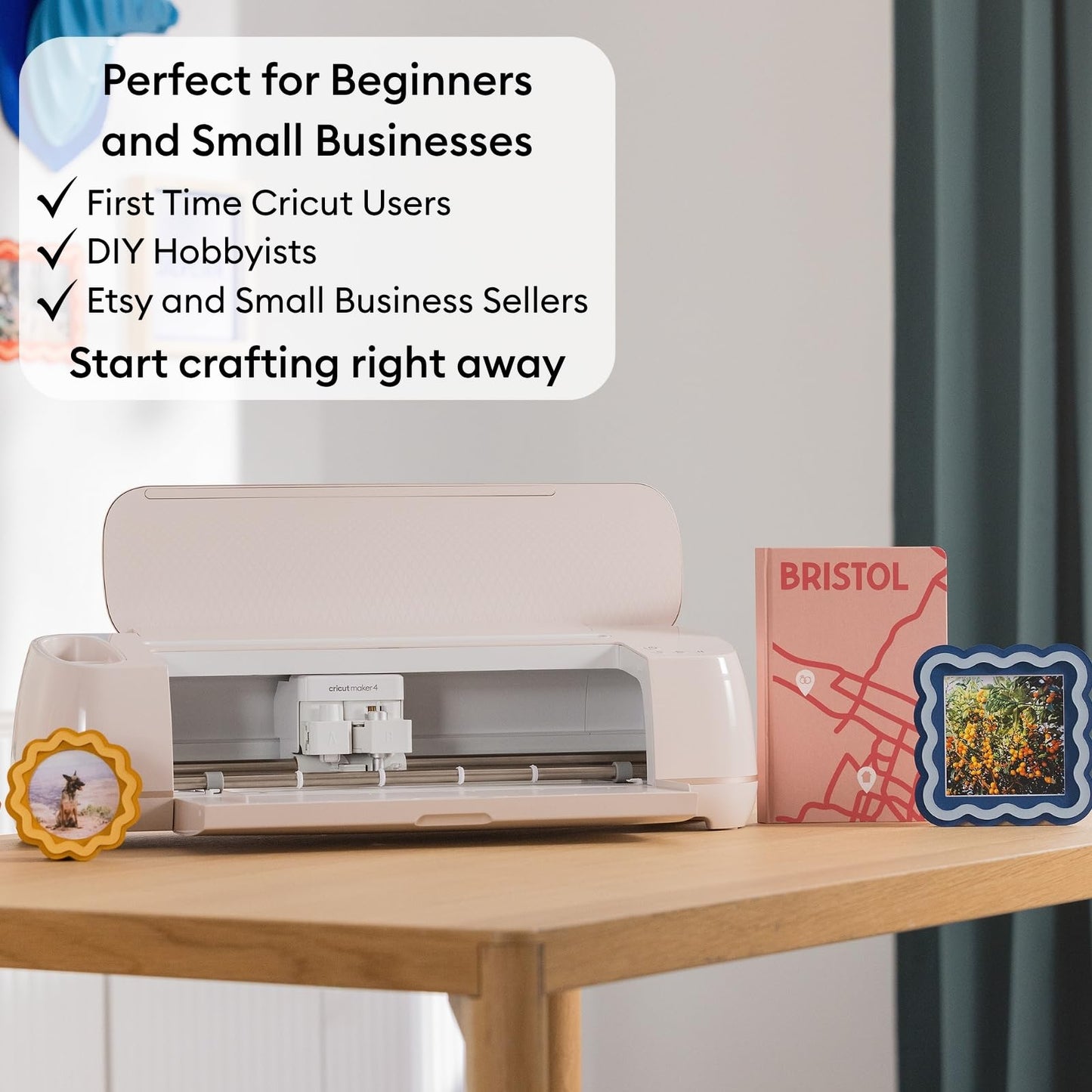 Cricut Maker 4 Card Making Bundle - Smart Cutting Machine with Card Mat, Card Inserts & Materials for Greeting Cards, Invitations & Paper Crafts