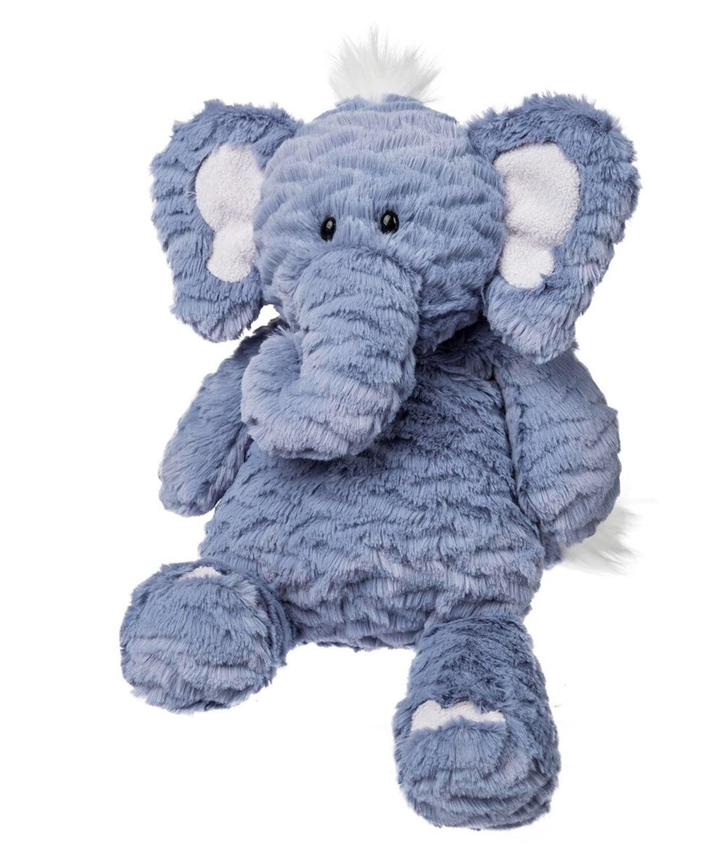 Mary Meyer Stuffed Animal FabFuzz Soft Toy, 13-Inches, Small Indigo Elephant
