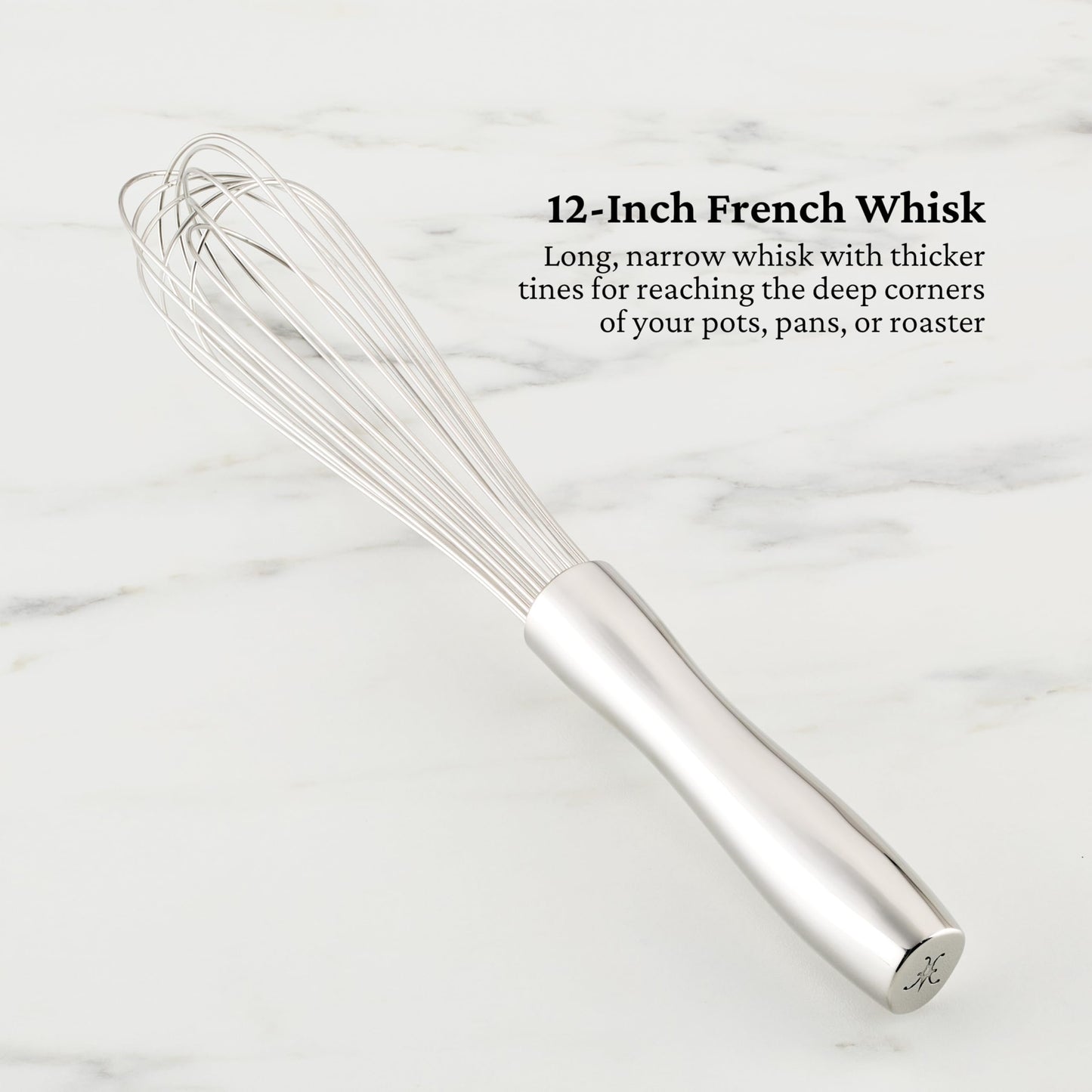 Hestan Provisions Chef's Tools, Deluxe Tool Set (6-Piece) with Porcelain Holder/Bain Marie & Stainless Steel: Solid Spoon, Ladle, Pasta Fork, Turner/Spatula, French Whisk