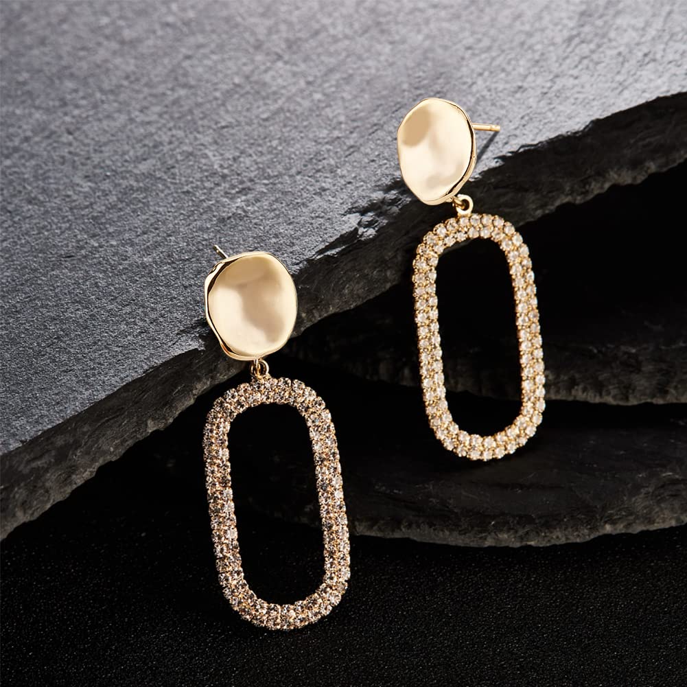 BENECREAT 12PCS 18K Gold Plated Earring Studs with Vertical Loops, 40Pcs Plastic Ear Nuts for DIY Jewelry Making