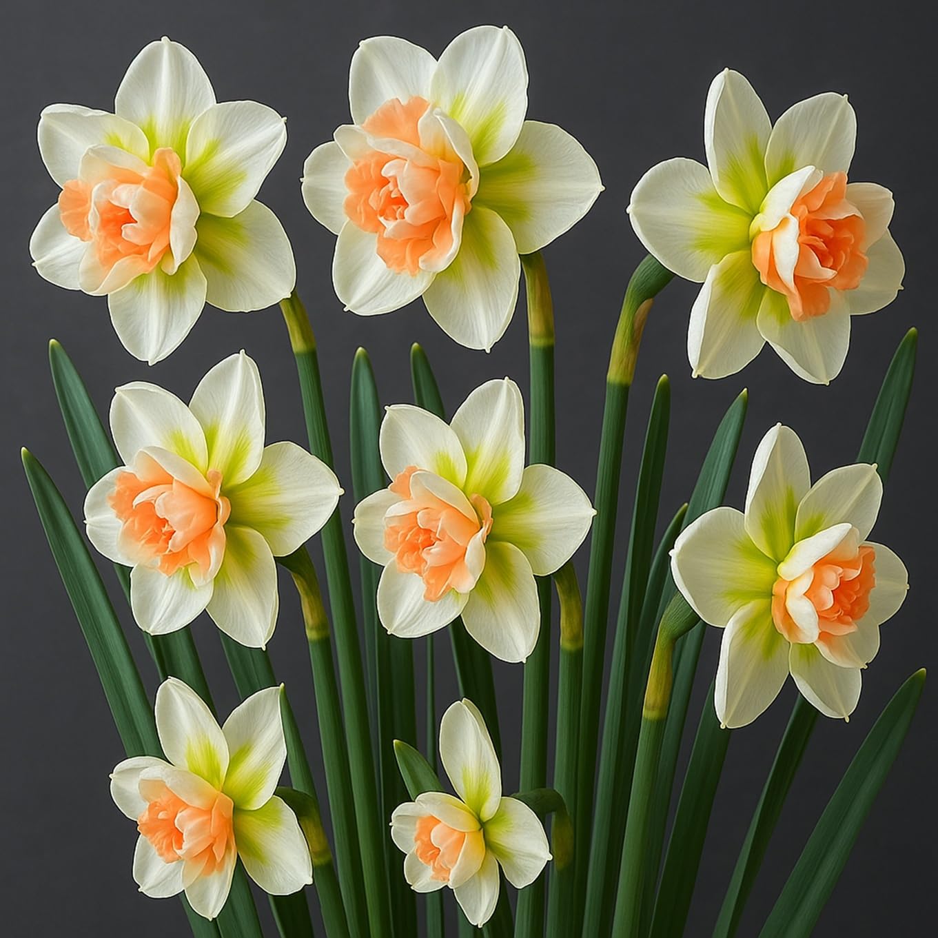 Cupids Embrace Double Daffodil Bulbs for Planting - Top Size Bulbs - Stunning Colors (10 Bulbs)