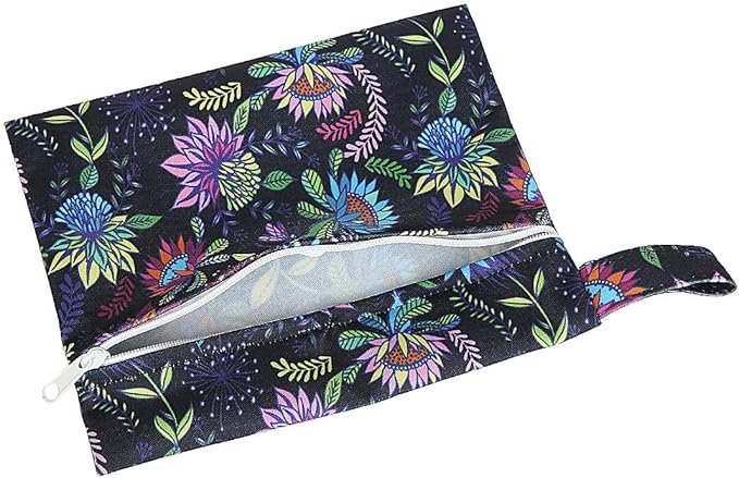 12 Pieces Cloth Menstrual Pads,Reusable Sanitary Pads,Size 10 inch Regular,Unscented