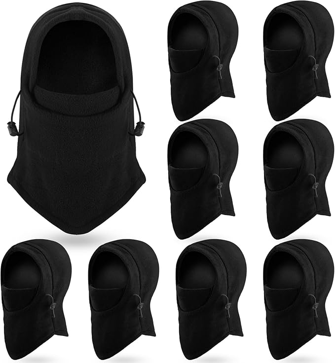 Frienda 8 Pcs Balaclava Ski Mask Men Windproof Warmer Face Covers Adjustable Winter Mask for Men Women