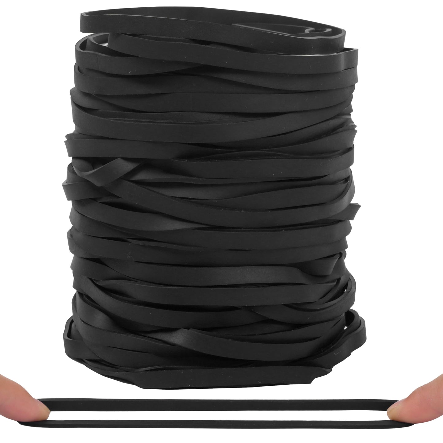 HAIDIBAO Rubber Bands 70Pcs size#69 Big black rubber band Elastic Band rubber bands office supplies (5.9" x 0.24")