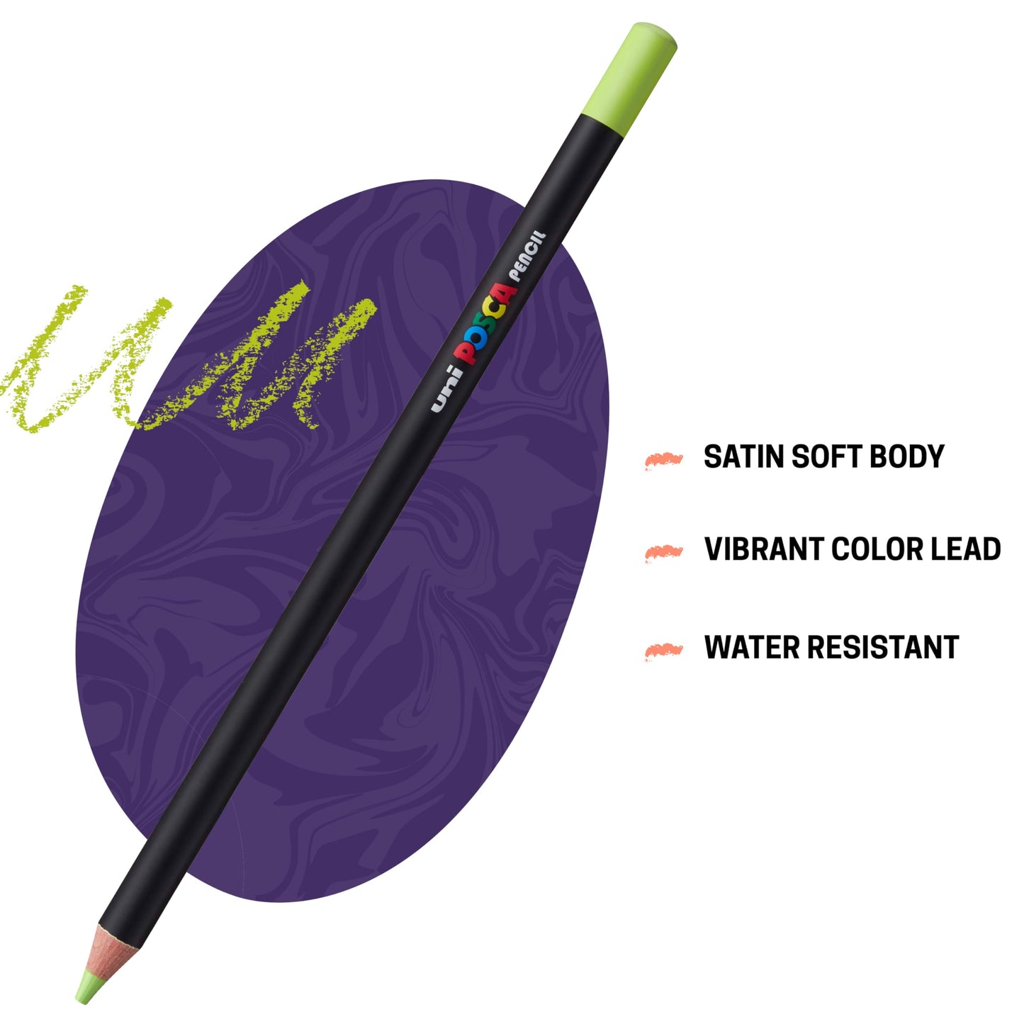 uni POSCA Wax Pastels, Assorted Set, 24 Pack