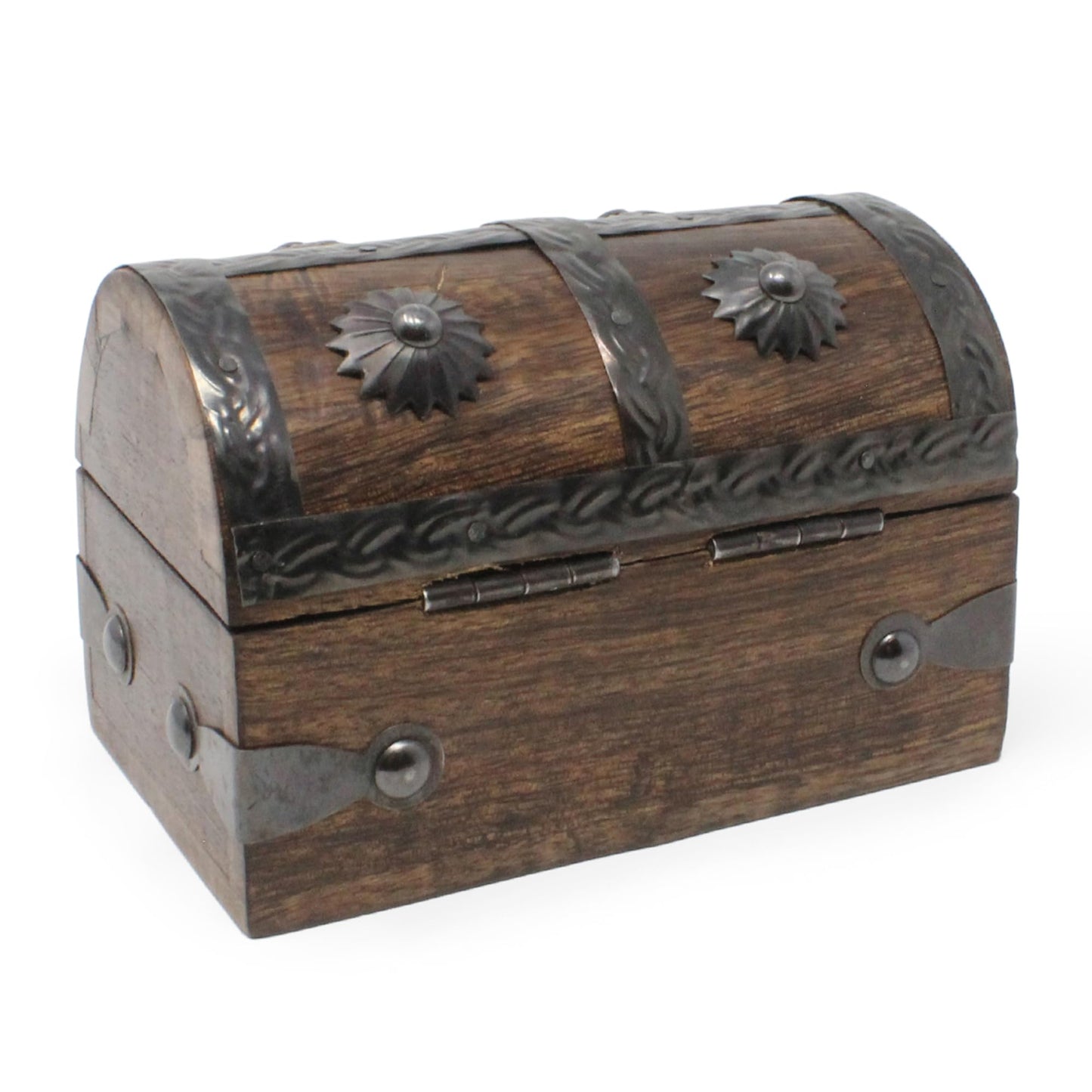 Nautical Cove Treasure Chest Keepsake and Jewelry Box Wood - Decorative Treasure Box