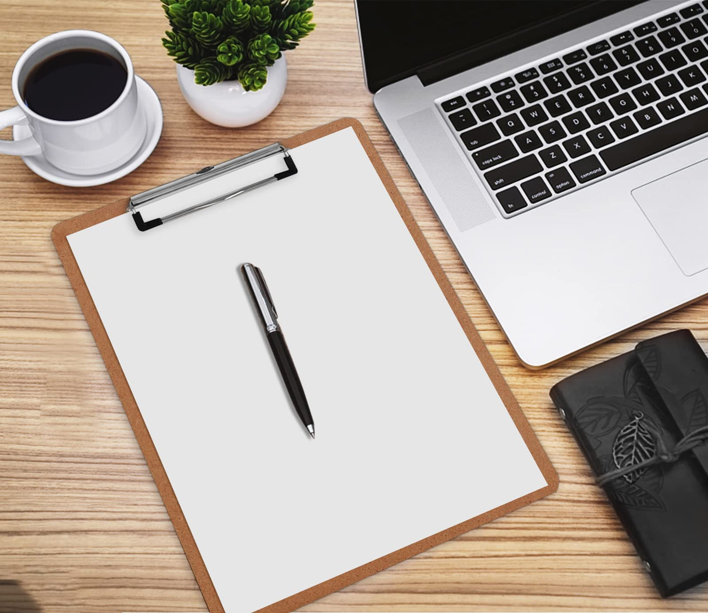 Clipboard, HERKKA 15 Pack Hardboard Office Clipboards Standard A4 Letter Size Clipboard with Low Profile Clip, Size 12.5 x 9 Inch