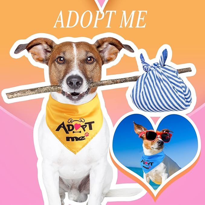 40 Pieces Adopt Me Dog Bandanas Bulk Multi Colors Bibs Triangle Dog Washable Scarf Kerchief Set for Small Medium Large Cats Pets Costume Accessories Decoration