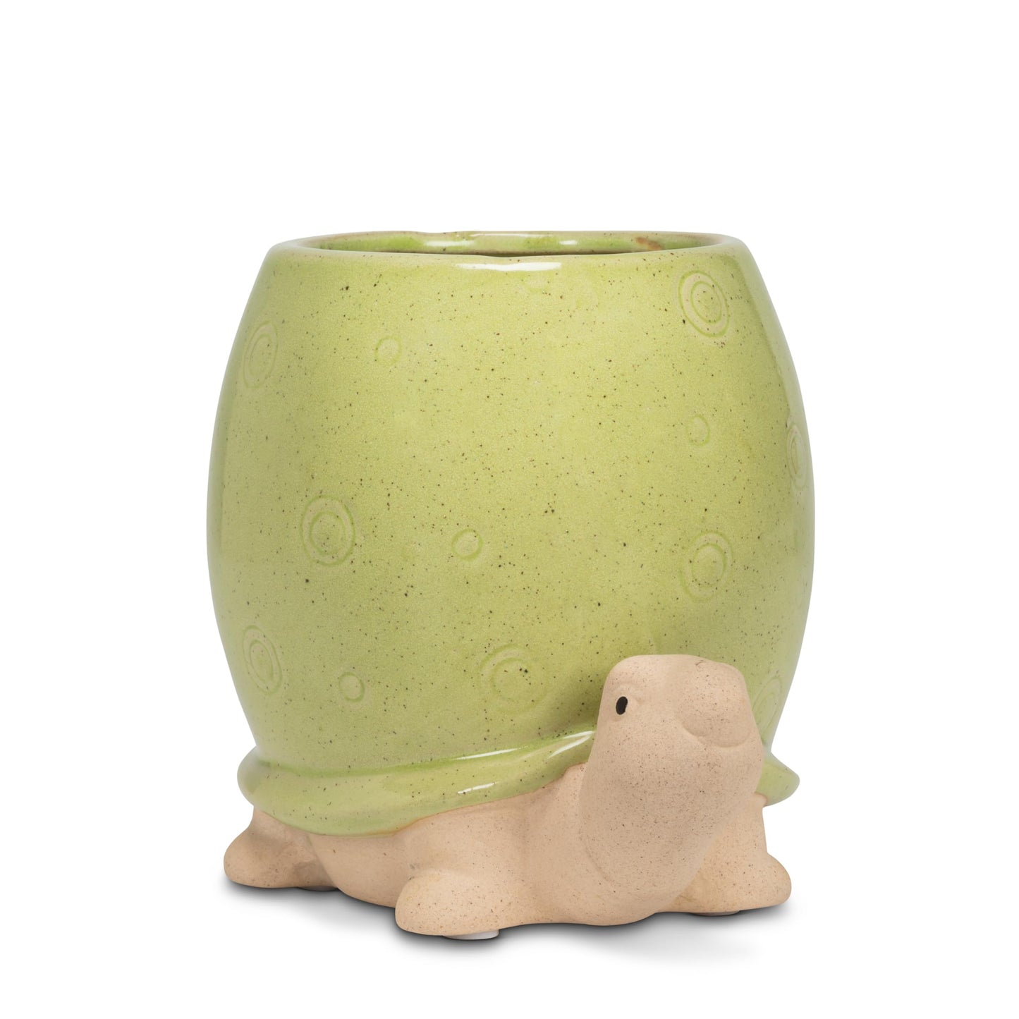 Abbott Collection Stoneware Turtle Planter - Tall (5" H)