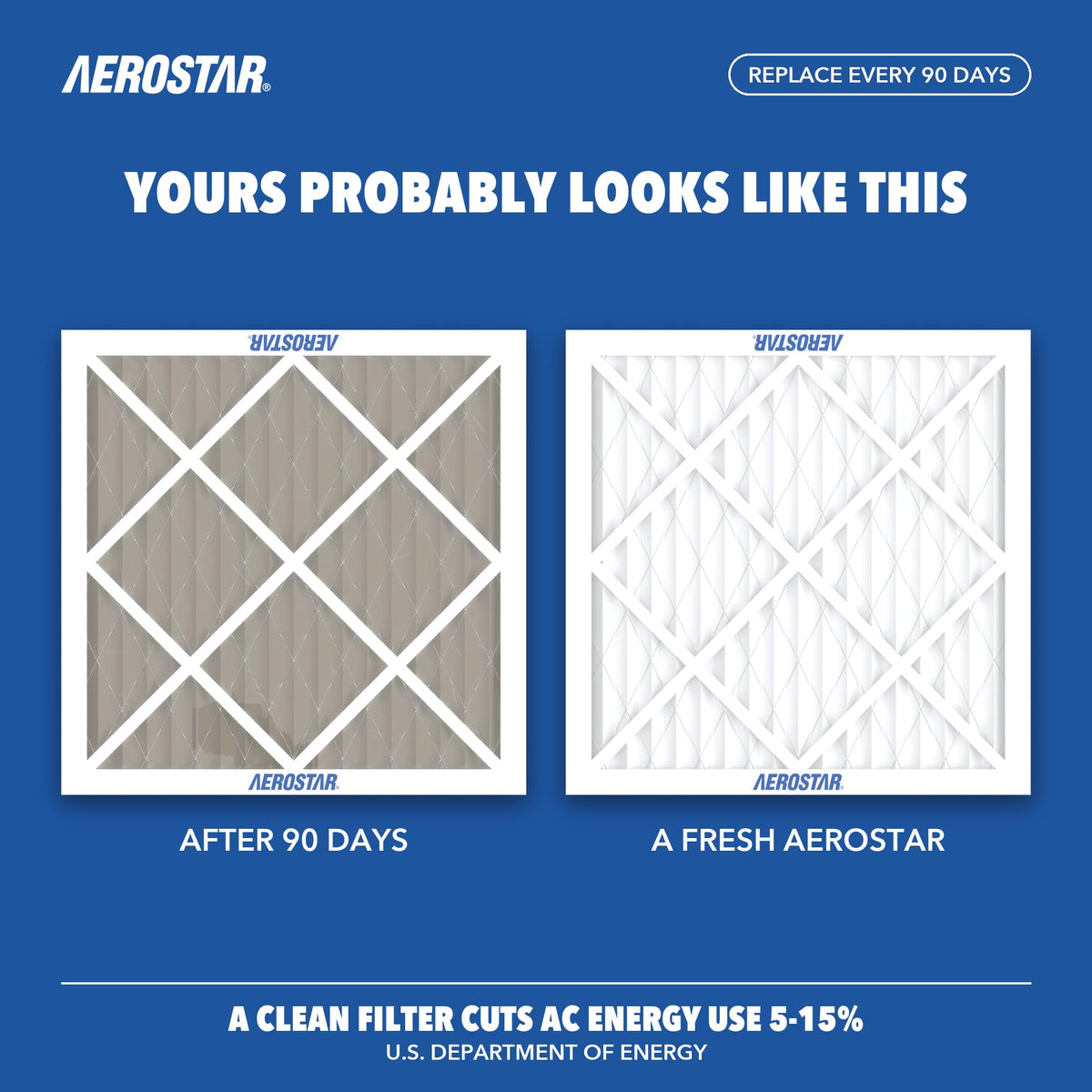 Air Filter 18x18x1 MERV 13 AC Filter (4 Count)