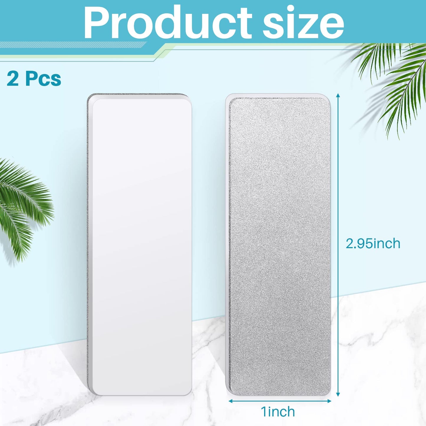 Patelai 2 Pcs Mini Pocket Knife Sharpener Stone Double Sided Portable Sharpening Stone Whetstone Diamond Ceramic Sharpen Tools 400/1000 Grit for Knives Scissors Kitchen Outdoor Survival Gear