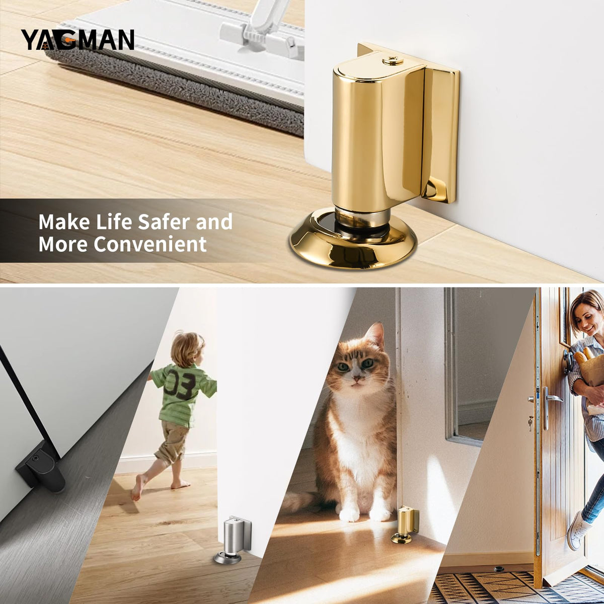 Magnetic Door Stopper Floor Mount