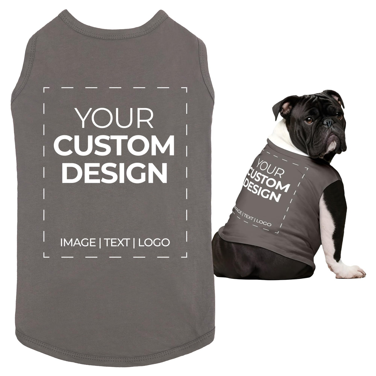 Apparelyn Custom Dog Shirt Design – Dog T-Shirt with Logo, Text or Image Print Custom t Shirt, Clothes for Dogs