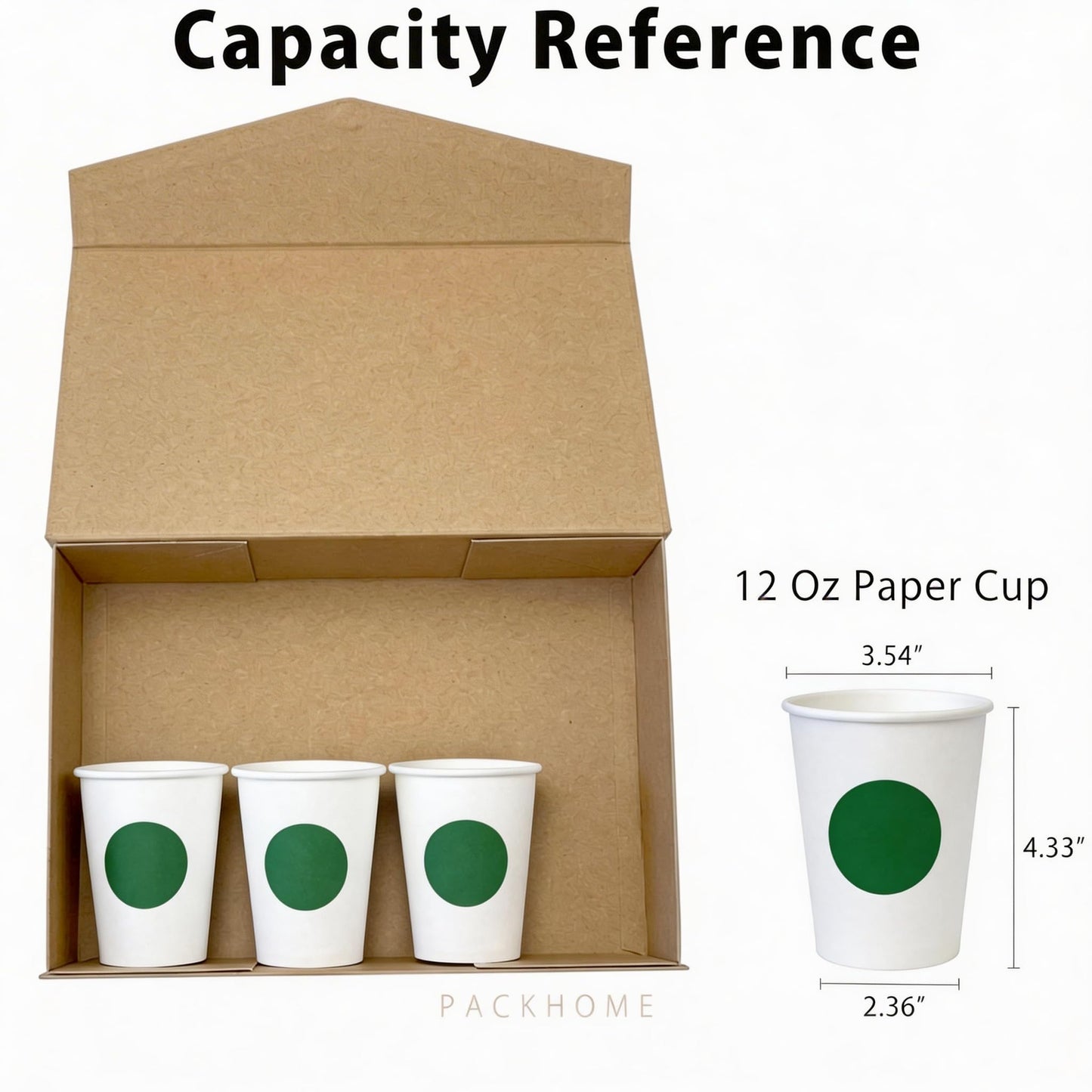PACKHOME 6 Large Gift Boxes with Lids 13.5x9x4.1 Inches, Sturdy Collapsible Gift Boxes with Magnetic Closure (Kraft)