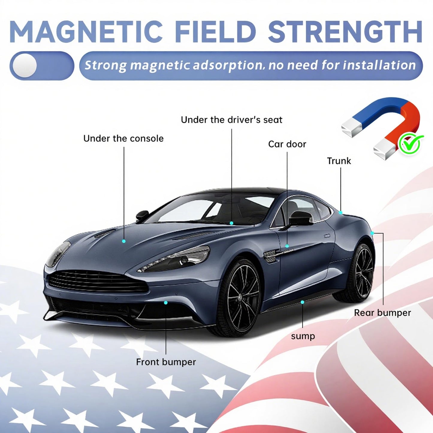 0.8 inch!Hidden Mini GPS Tracker for Vehicles Portable Real Time Magnetic Tracking Device Car Full Global Coverage Location Kids Dogs Trucks Person No Subscription Required Monthly Fee (1, Small mini)