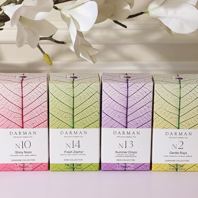 Armenian Herbal Tea N14 “Fresh Zephyr” – 1.75 oz | Handpicked Mountain Herbs with Apple, Peppermint & Cardamom | Premium Gift Box Blend for Relaxation and Wellness