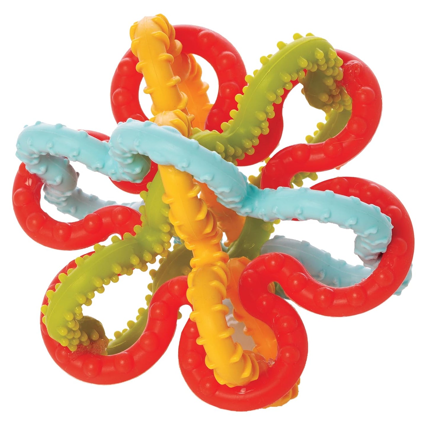 Manhattan Toy Squiggle Loops Textured Sensory Baby Teether Toy