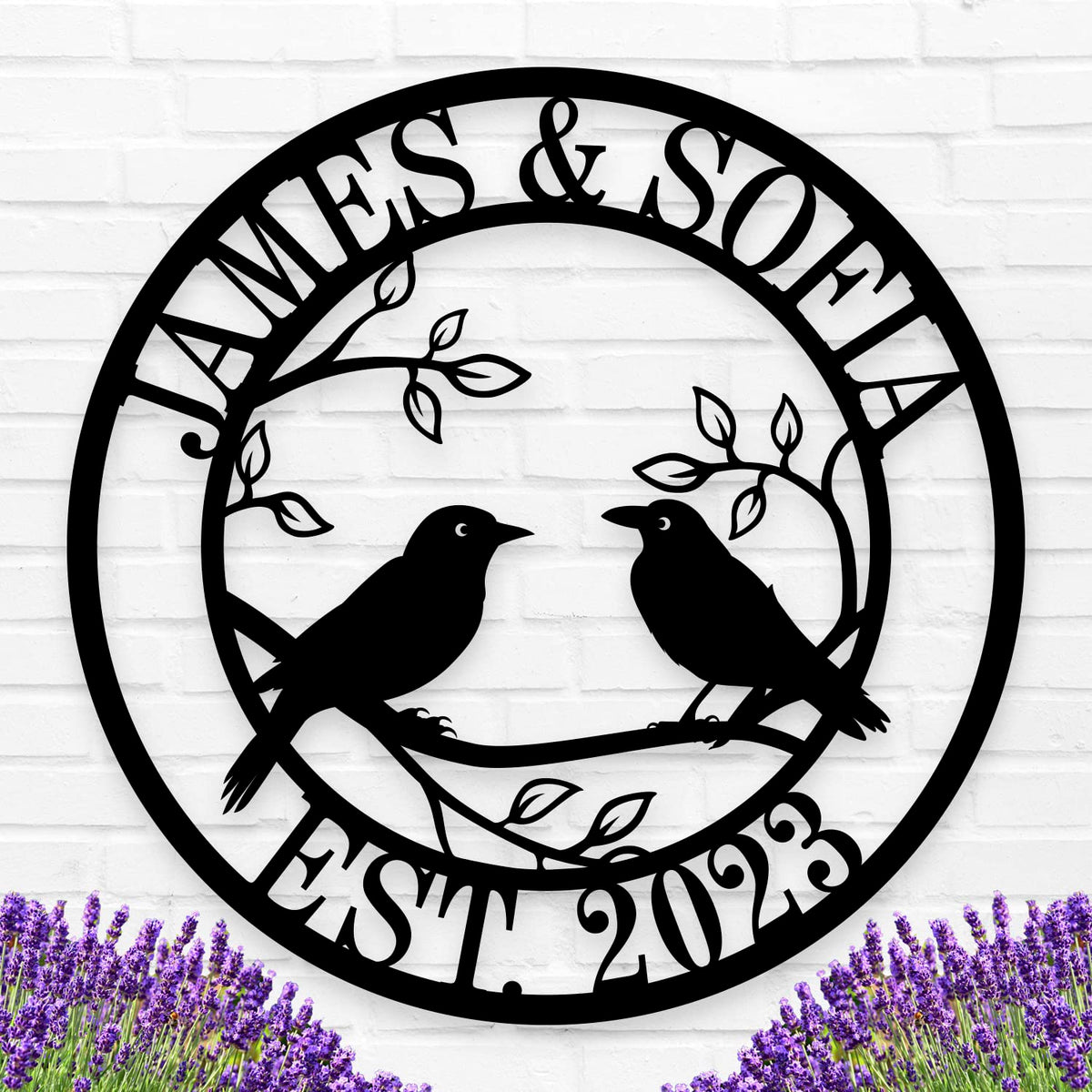Personalized Anniversary Wedding Gifts for Couple | Wedding Gifts for Couples 2025 | Couples Gift for Her | Anniversary Wedding Date Sign