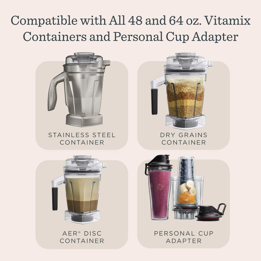 Vitamix VX1 Blender, Professional-Grade Kitchen Blender for Smoothies, Soups, Juices and More, 10-Speeds, Stainless Steel Blades, Self-Cleaning Kitchen Appliance, 64 Oz Classic Container, Black