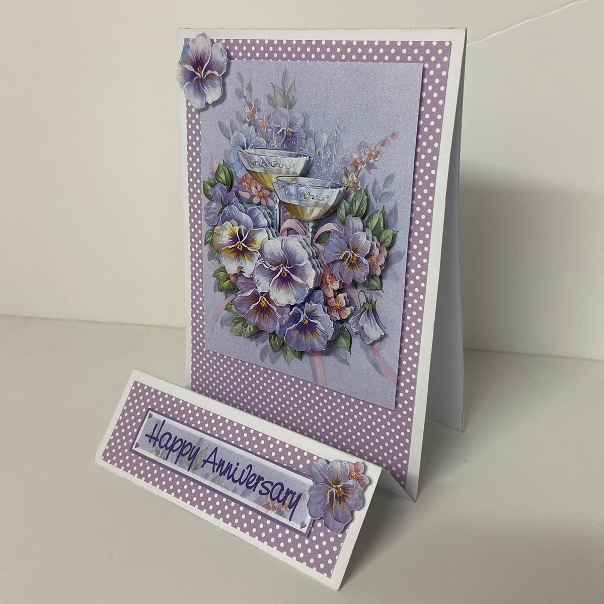 Katy Sue Designs On Your Special Day 3D Die-Cut Decoupage Sheets for Card Making & Scrapbooking. 9 Sheets of Katy Sue Die Cuts - Book & Flowers, Champagne & Violets & Soft Pink Roses