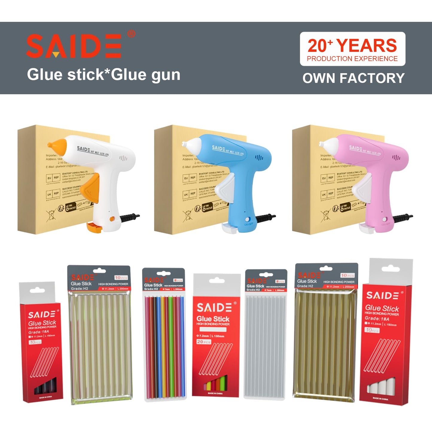 Hot Glue Gun Kit, Anti-Scald Nozzle, Fast Heating Mini Melt Gun with 30pcs Glue Sticks for Crafting, DIY, Art, Home Quick Repairs(Pink)