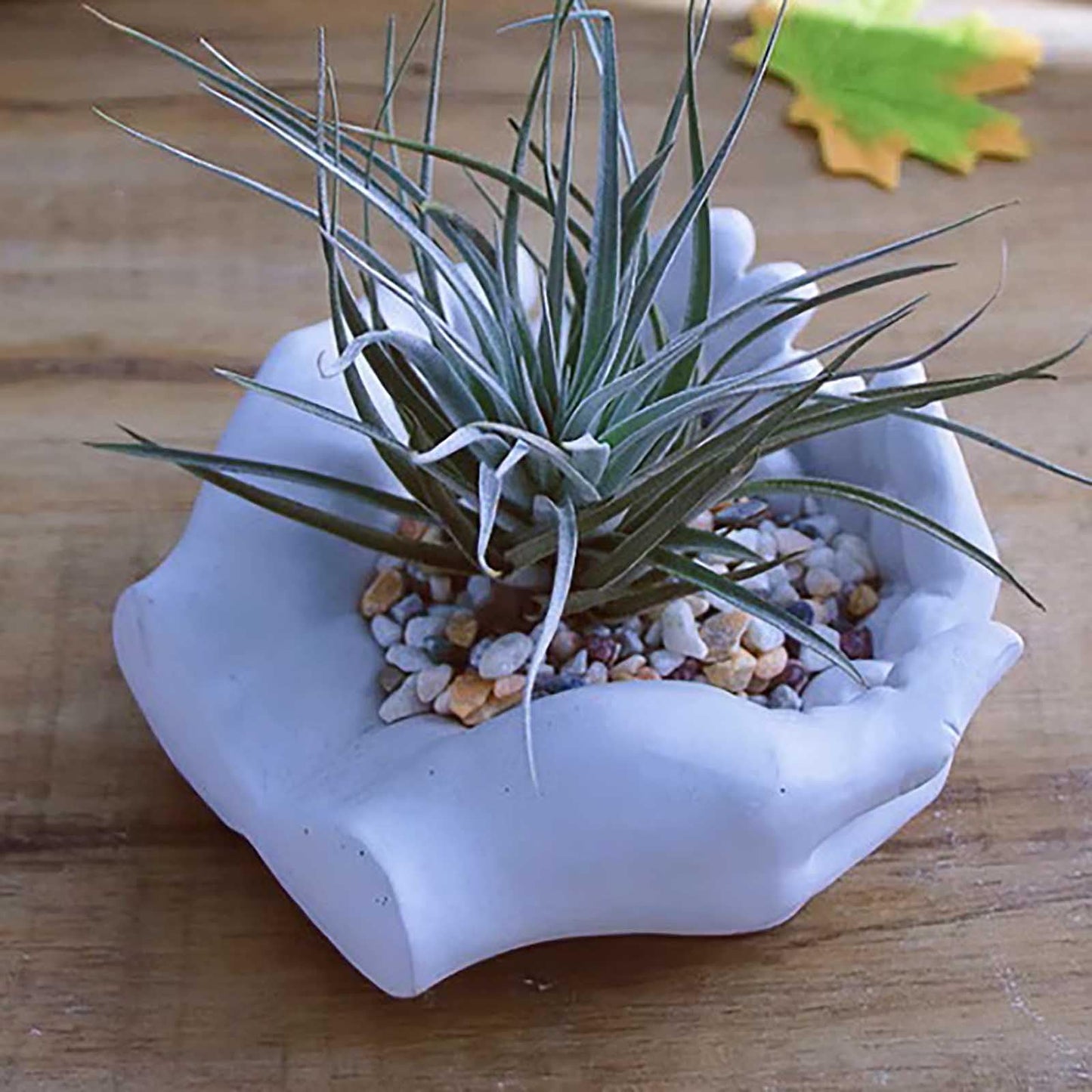 GRAINRAIN Silicone Hand Molds for Epoxy Resin, 3D Small Flower Pot Vase Resin Molds for Concrete Cement, Cute Epoxy Resin Mold for Resin Casting, DIY Craft, Home Decor