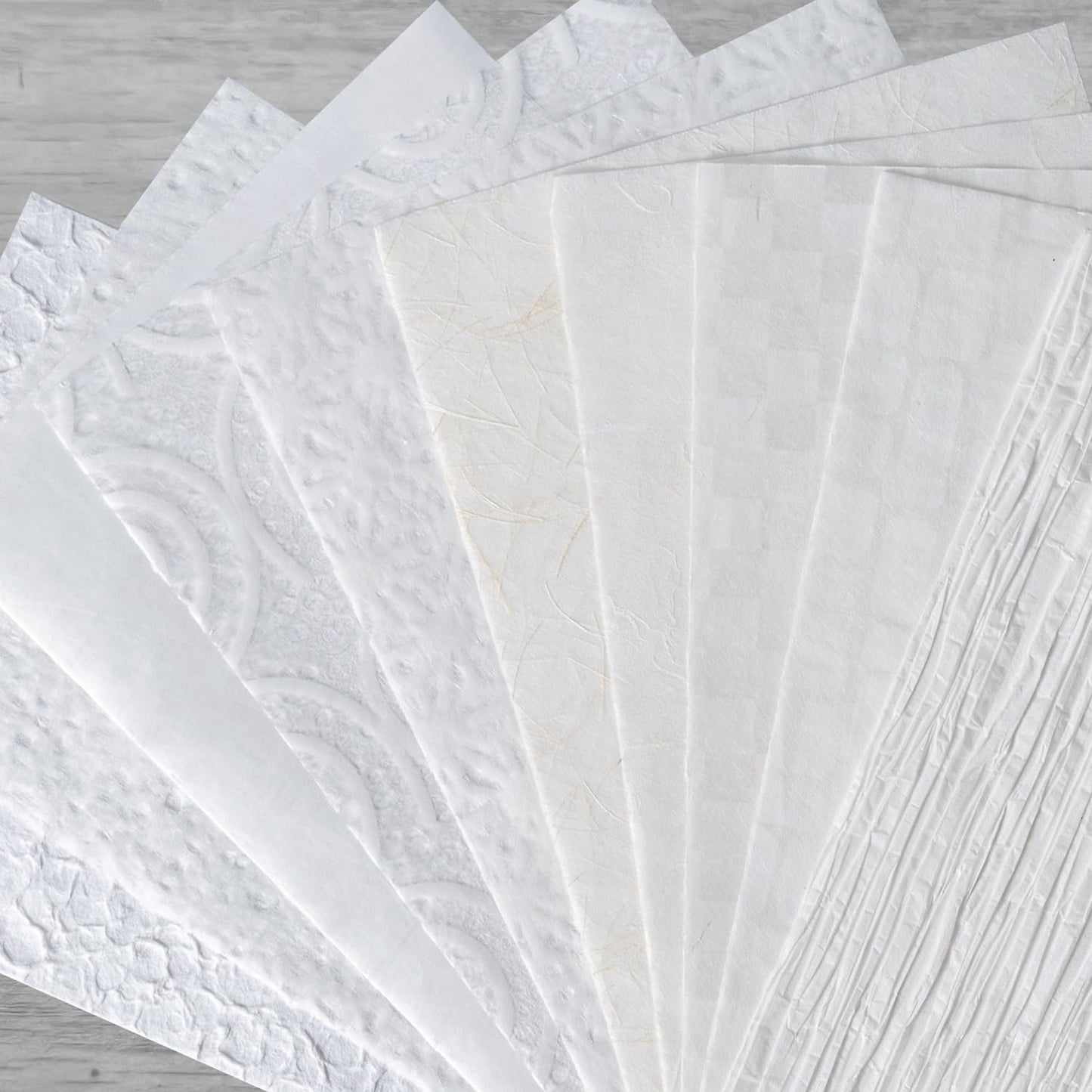 Textured Craft Paper Sheets, A4 Specialty Papers for Card Making, Mixed Media, Junk Journal, Collage Work, Lampshade Project, DIY Decorative Materials (10 Styles)